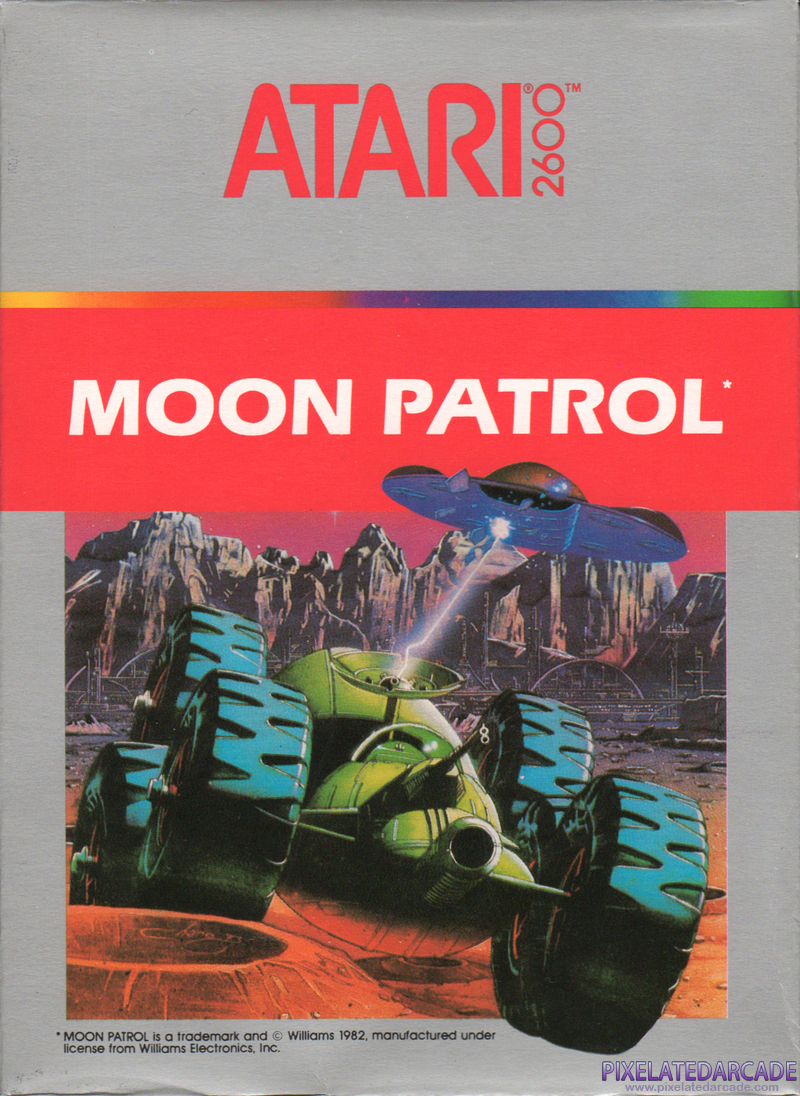 Moon Patrol Cover Art: Moon Patrol Cover Art: