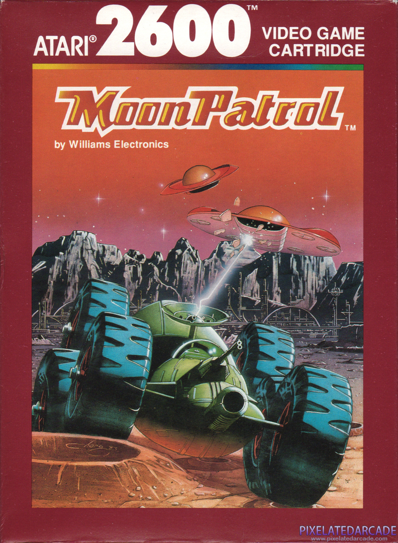 Moon Patrol Cover Art: Moon Patrol Cover Art: