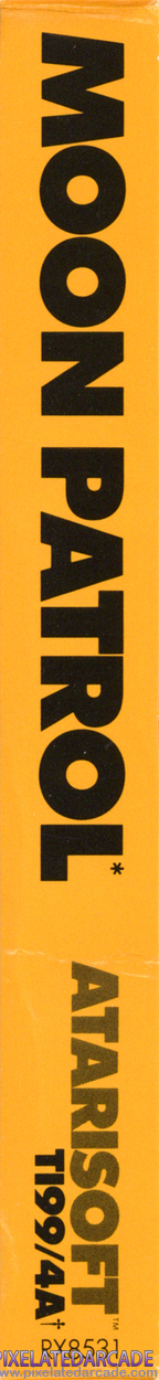 Moon Patrol Cover Art: Right Spine Moon Patrol Cover Art: Right Spine