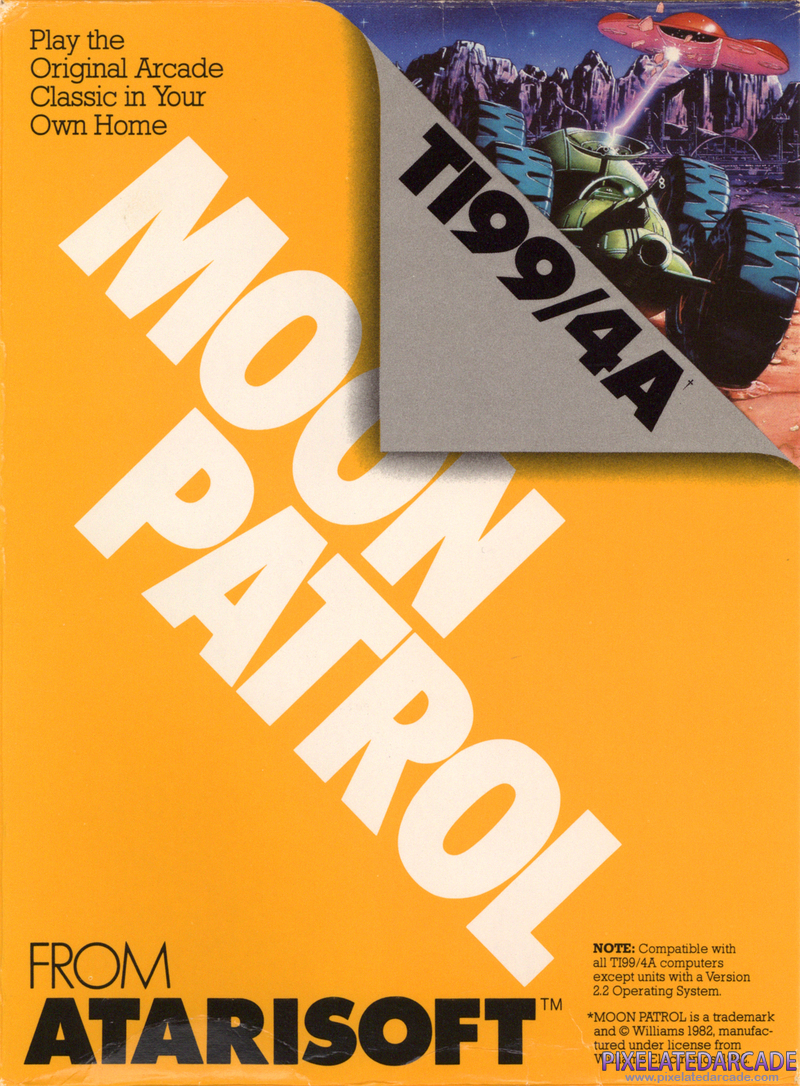 Moon Patrol Cover Art: Moon Patrol Cover Art: