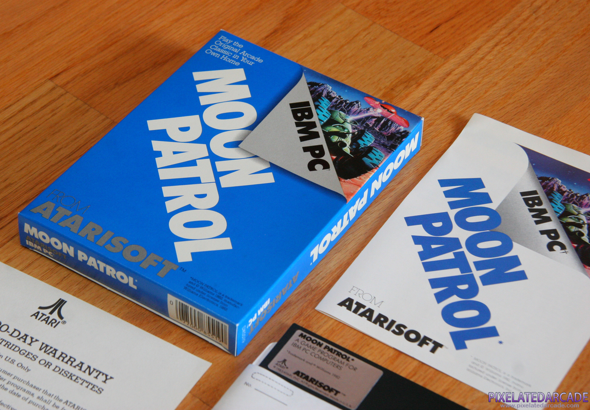 Moon Patrol Cover Art: Game box Moon Patrol Cover Art: Game box