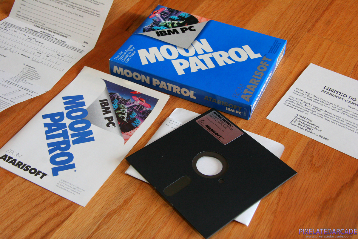 Moon Patrol Cover Art: Moon Patrol Cover Art: