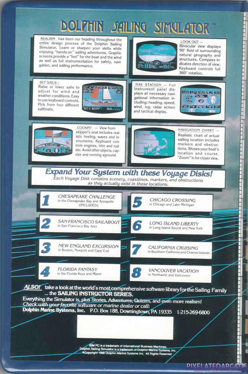 Dolphin Sailing Simulator III Cover Art: Dolphin Sailing Simulator III Cover Art: