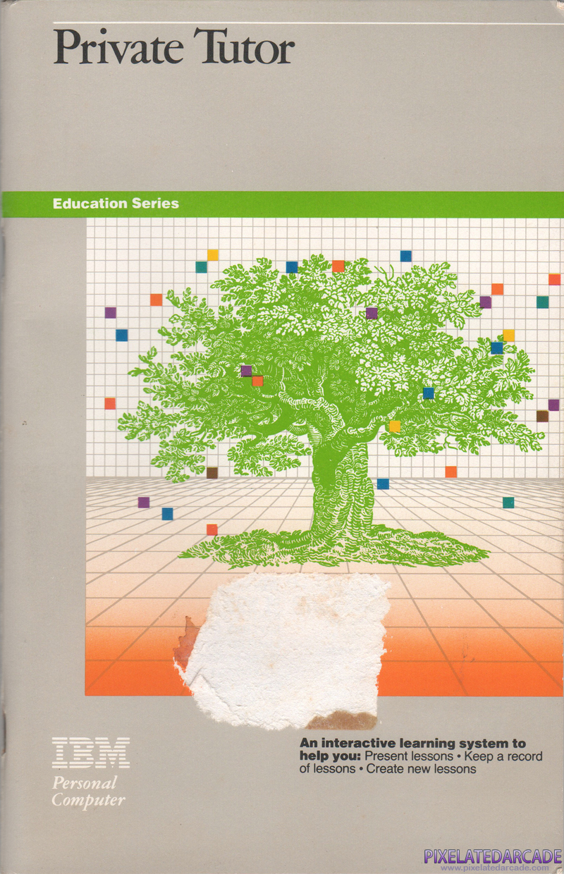 Private Tutor Cover Art: Instruction manual front cover Private Tutor Cover Art: Instruction manual front cover