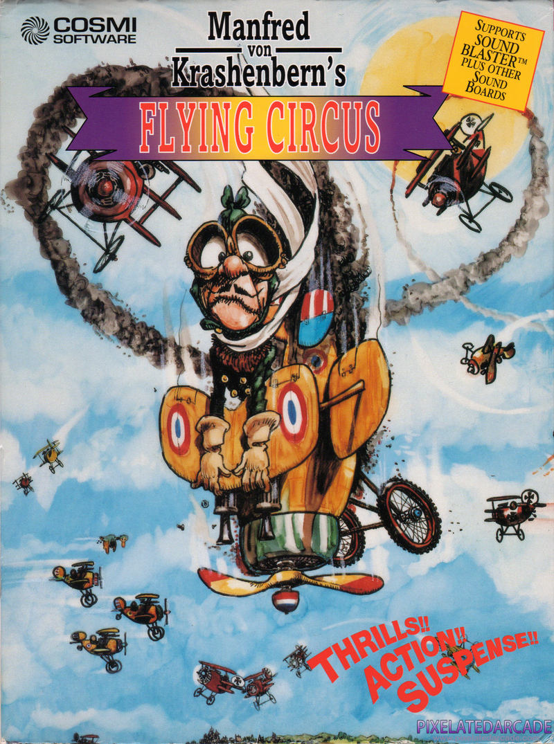 Manfred von Krashenbern's Flying Circus Cover Art: Manfred von Krashenbern's Flying Circus Cover Art: