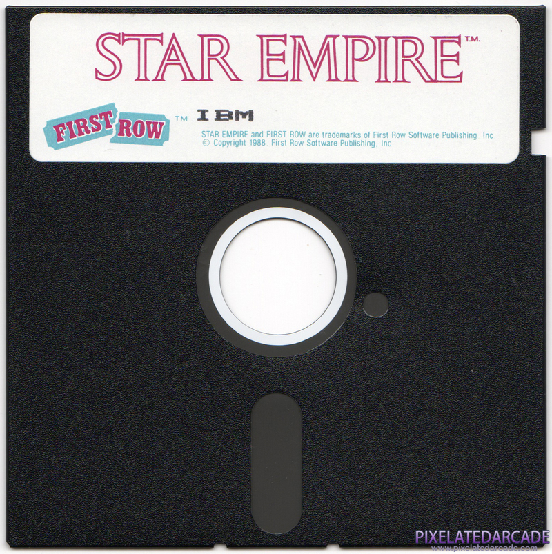 Star Empire Cover Art: IBM PC disk Star Empire Cover Art: IBM PC disk