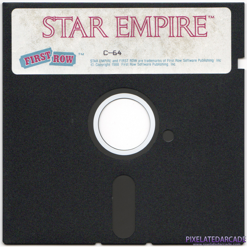 Star Empire Cover Art: Commodore 64 disk Star Empire Cover Art: Commodore 64 disk
