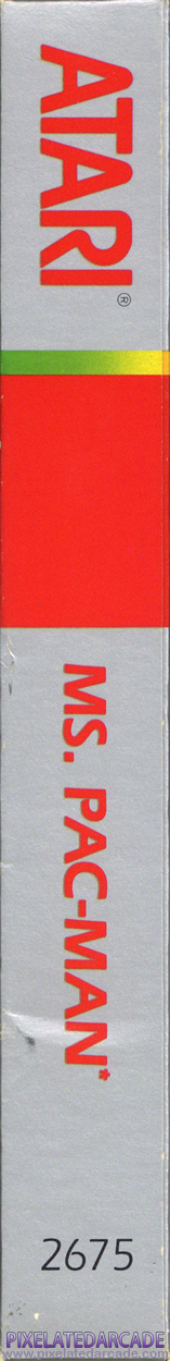 Ms. Pac-Man Cover Art: Right Spine Ms. Pac-Man Cover Art: Right Spine