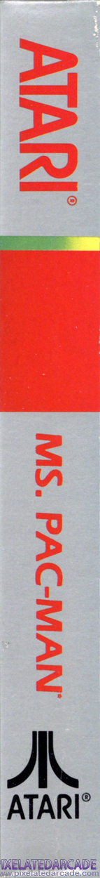 Ms. Pac-Man Cover Art: Right Spine Ms. Pac-Man Cover Art: Right Spine
