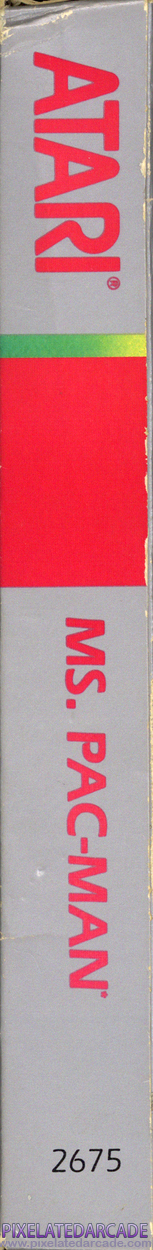 Ms. Pac-Man Cover Art: Right Spine Ms. Pac-Man Cover Art: Right Spine