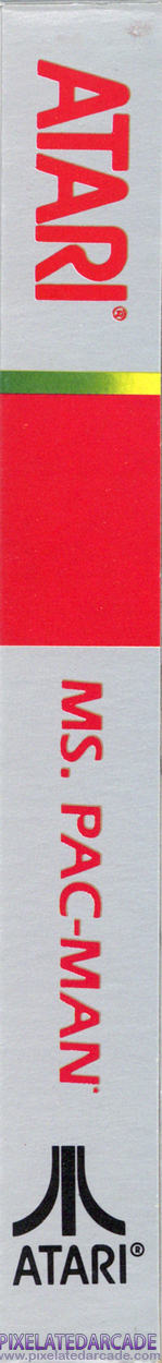 Ms. Pac-Man Cover Art: Right Spine Ms. Pac-Man Cover Art: Right Spine