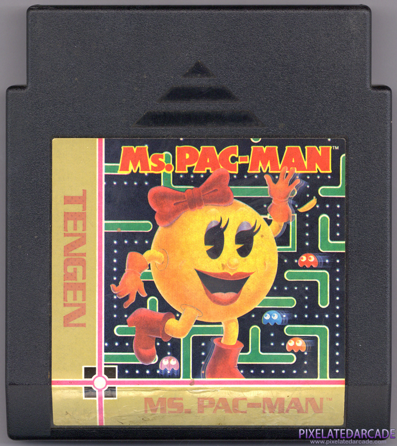 Ms. Pac-Man Cover Art: Front Ms. Pac-Man Cover Art: Front