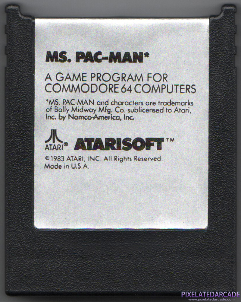 Ms. Pac-Man Cover Art: Front Ms. Pac-Man Cover Art: Front