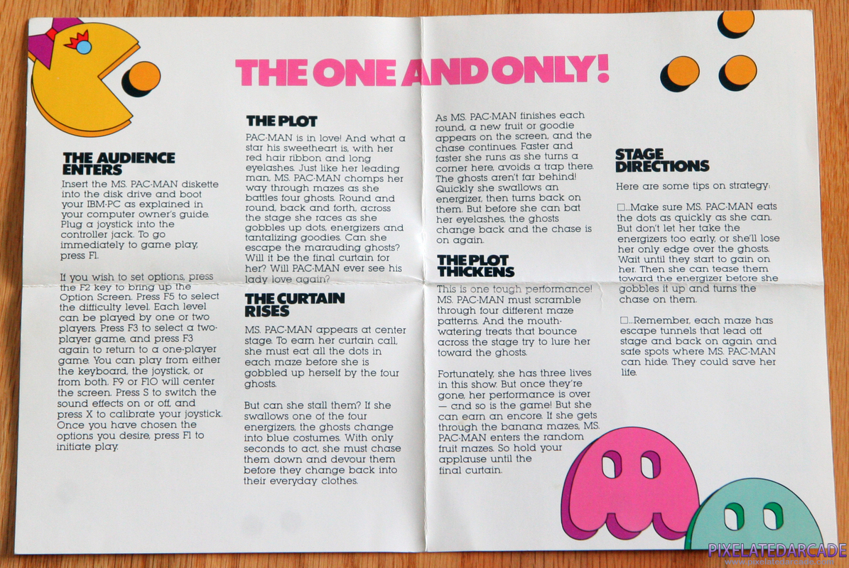 Ms. Pac-Man Cover Art: Ms. Pac-Man Cover Art: