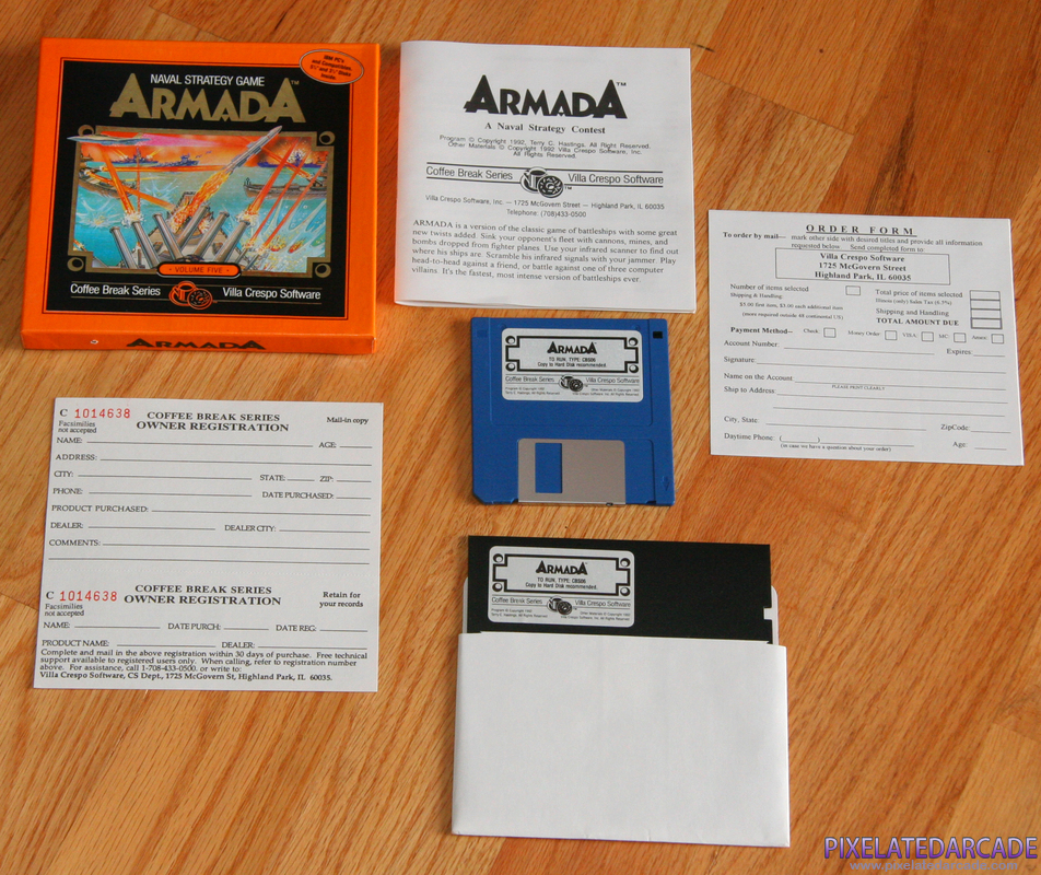 Armada Cover Art: Box and contents Armada Cover Art: Box and contents