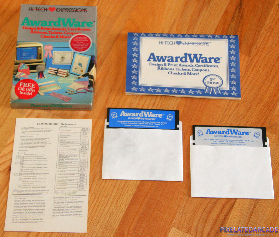 AwardWare Cover Art: AwardWare box and contents