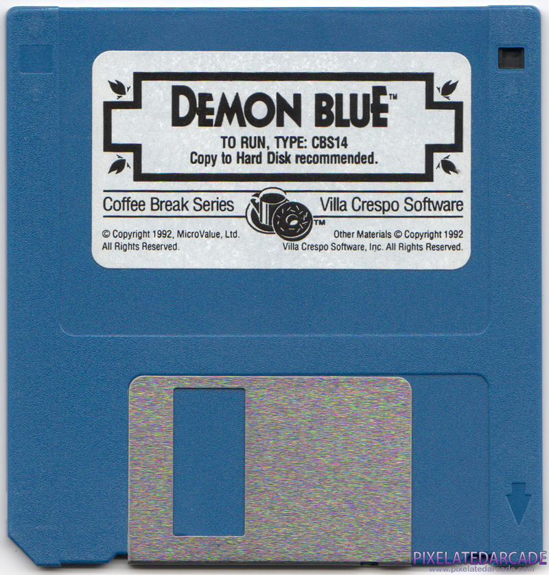 Demon Blue Cover Art: Disk 1 of 1 Demon Blue Cover Art: Disk 1 of 1