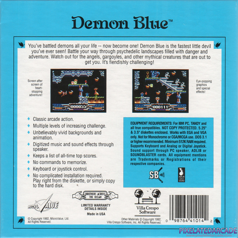 Demon Blue Cover Art: Demon Blue Cover Art: