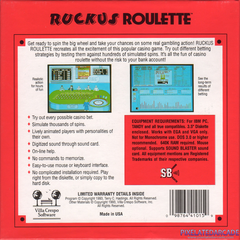 Ruckus Roulette Cover Art: Ruckus Roulette Cover Art: