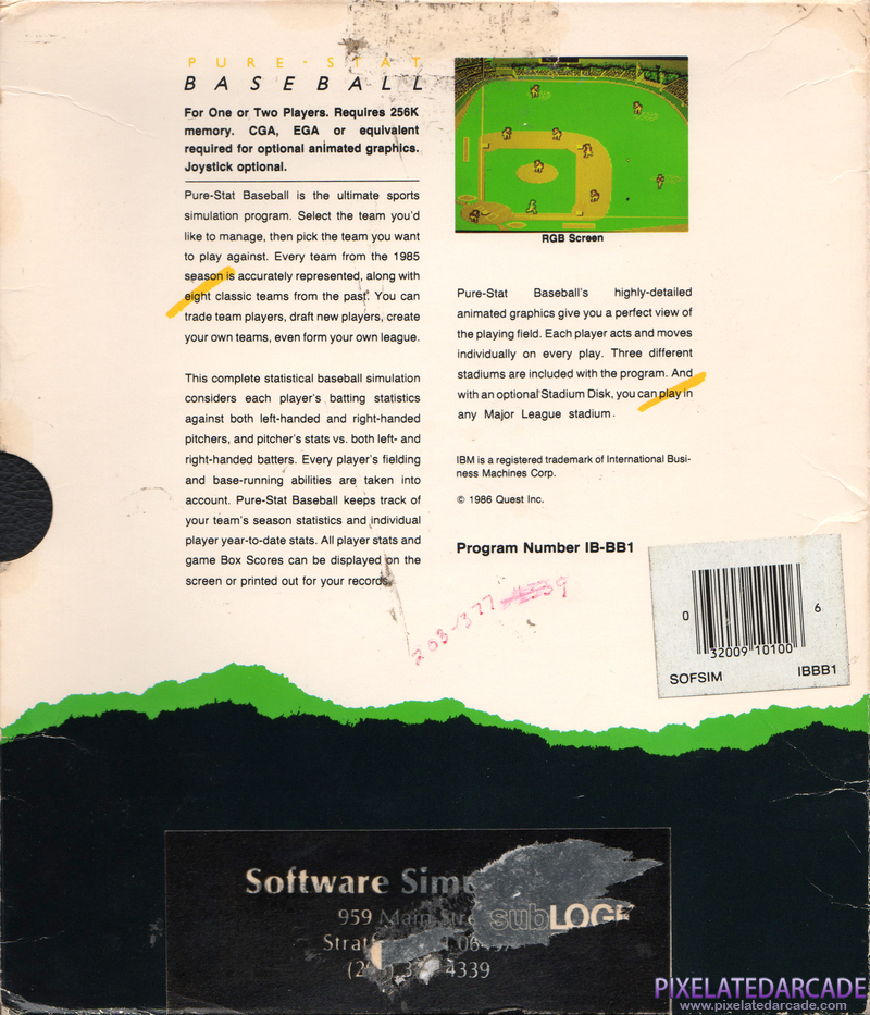 Pure-Stat Baseball Cover Art: Pure-Stat Baseball Cover Art: