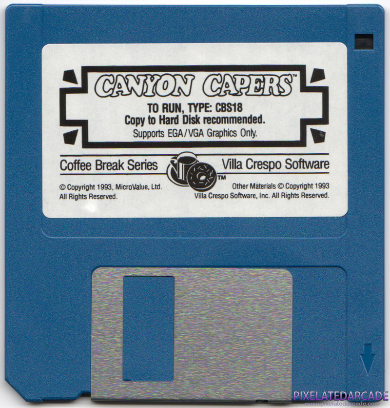 Canyon Capers Cover Art: Disk 1 of 1 Canyon Capers Cover Art: Disk 1 of 1