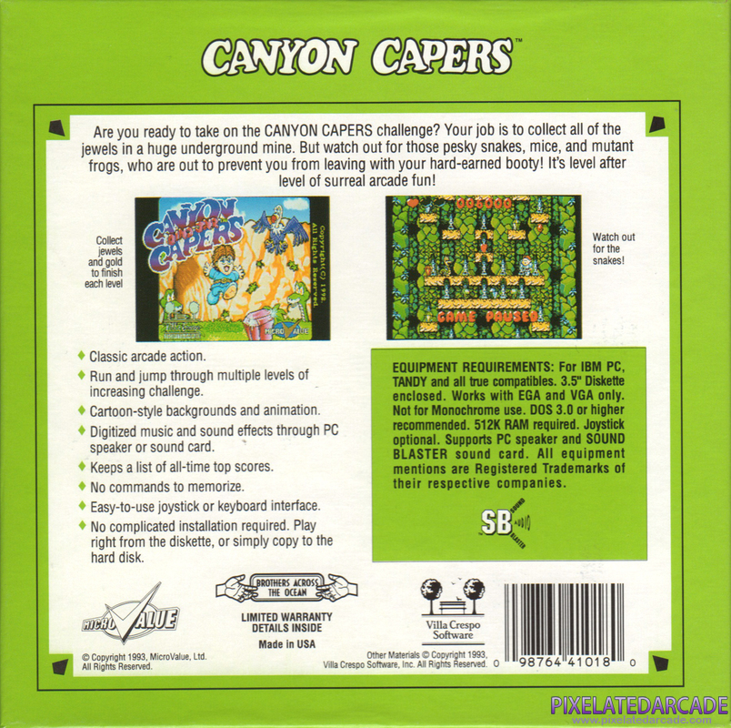 Canyon Capers Cover Art: Canyon Capers Cover Art: