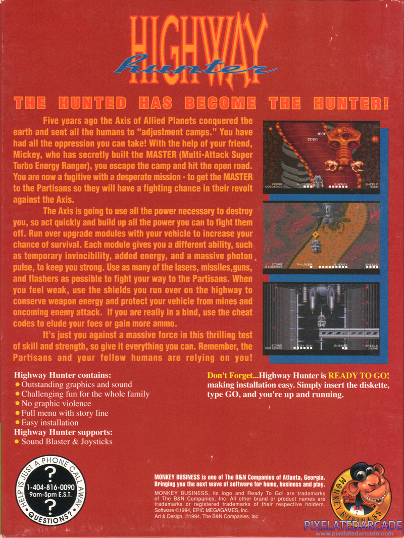 Highway Hunter Cover Art: Highway Hunter Cover Art: