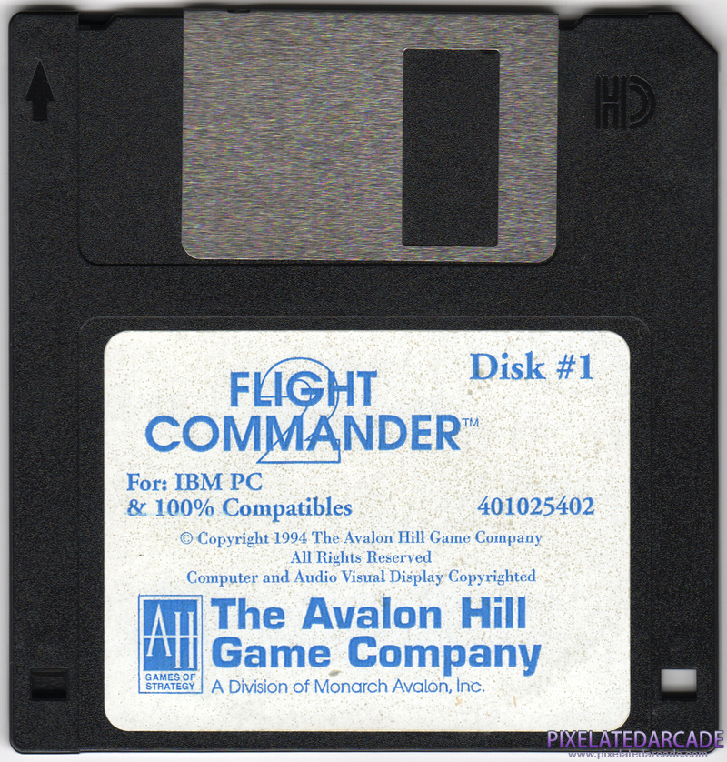 Flight Commander 2 Cover Art: Disk 1 of 4 - Front