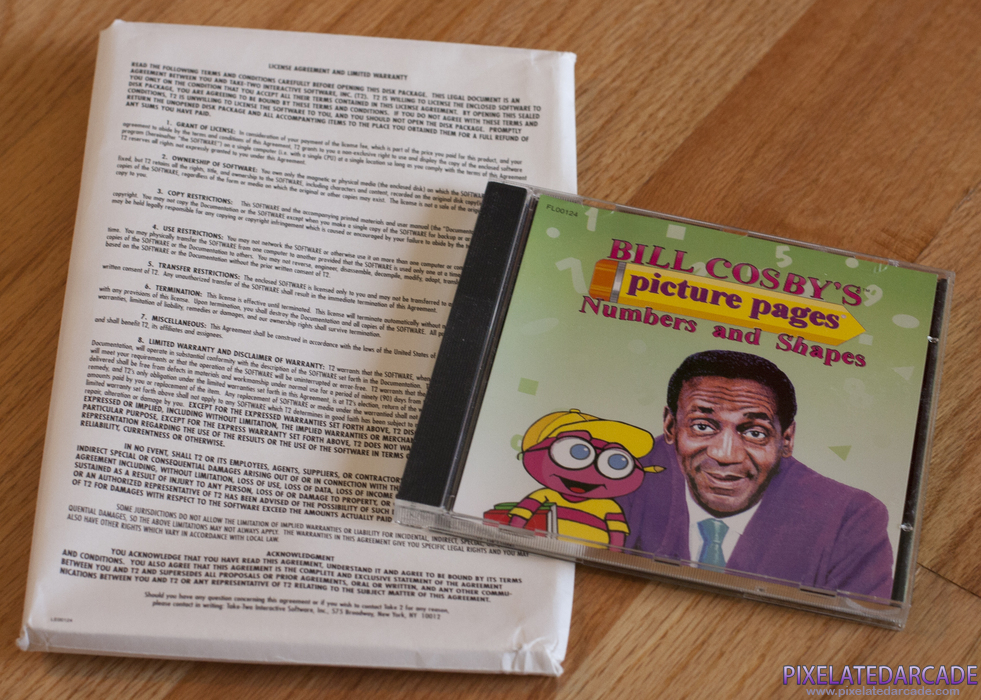 Bill Cosby's Picture Pages: Numbers and Shapes Cover Art: Bill Cosby's Picture Pages: Numbers and Shapes Cover Art: