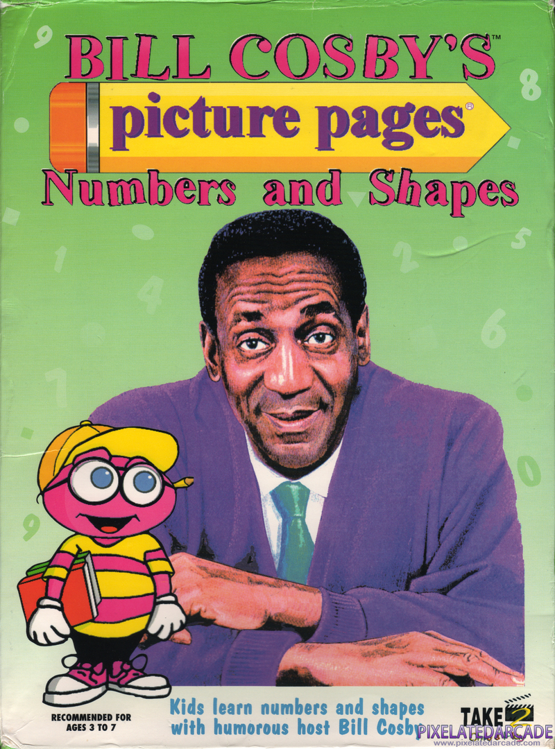 Bill Cosby's Picture Pages: Numbers and Shapes Cover Art: Bill Cosby's Picture Pages: Numbers and Shapes Cover Art: