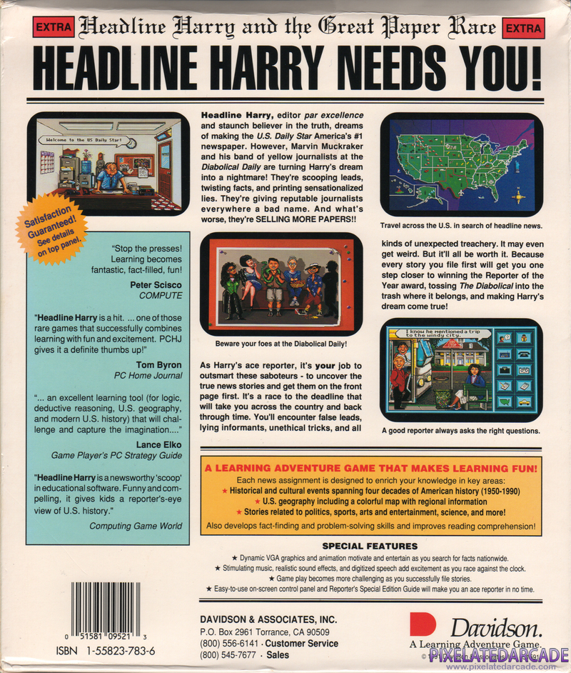 Headline Harry and The Great Paper Race Cover Art: 
