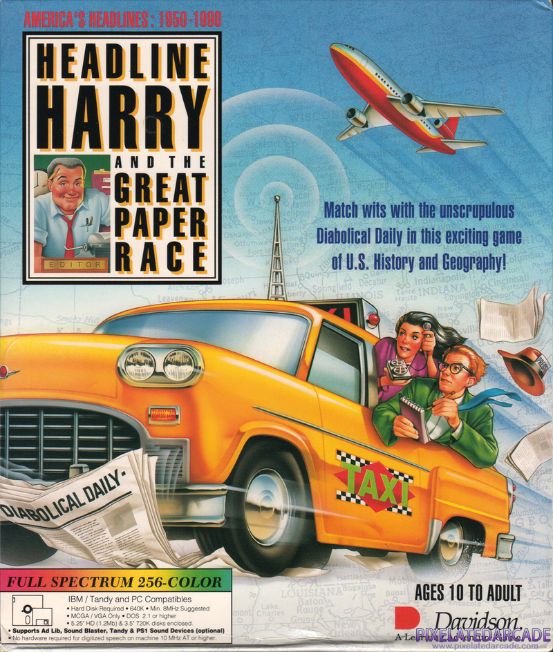 Headline Harry and The Great Paper Race Cover Art: 