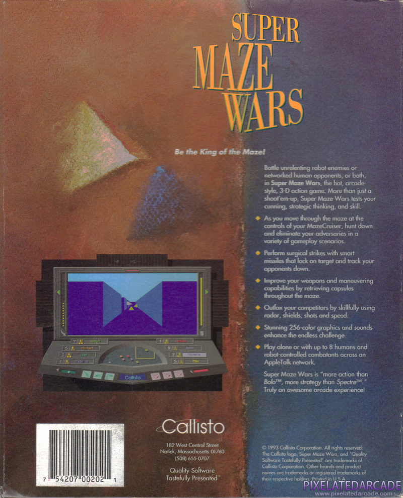 Super Maze Wars Cover Art: Super Maze Wars Cover Art: