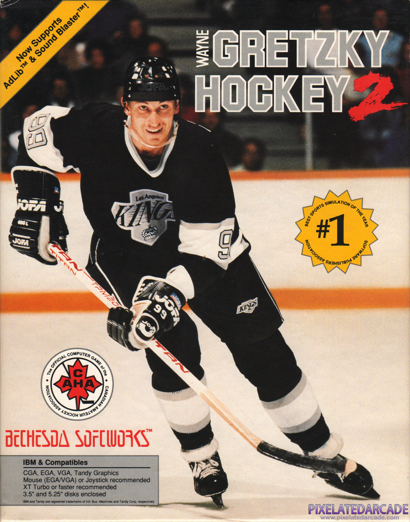 Wayne Gretzky Hockey 2 Cover Art: Wayne Gretzky Hockey 2 Cover Art: