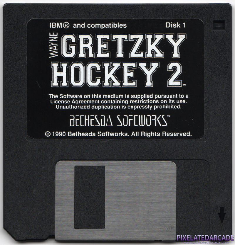 Wayne Gretzky Hockey 2 Cover Art: Disk 1 of 2 - Front Wayne Gretzky Hockey 2 Cover Art: Disk 1 of 2 - Front