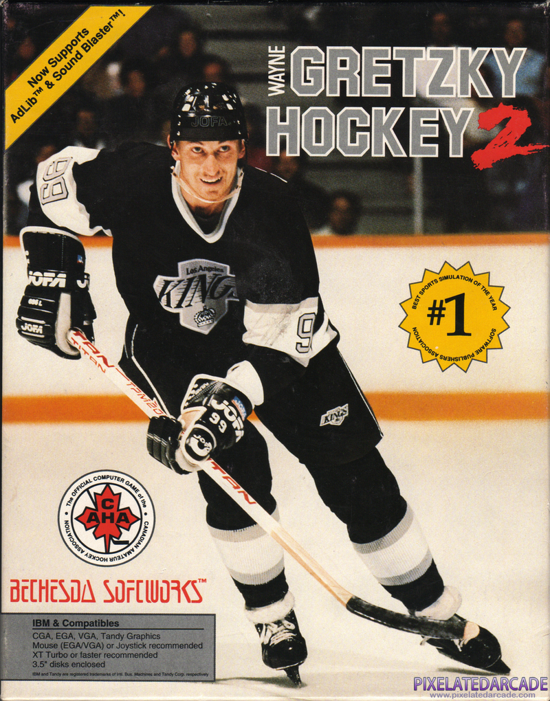 Wayne Gretzky Hockey 2 Cover Art: Wayne Gretzky Hockey 2 Cover Art: