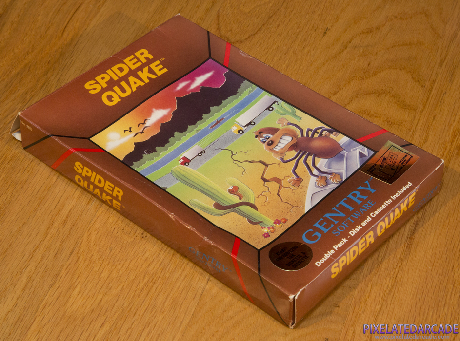 Spider Quake Cover Art: Box Spider Quake Cover Art: Box