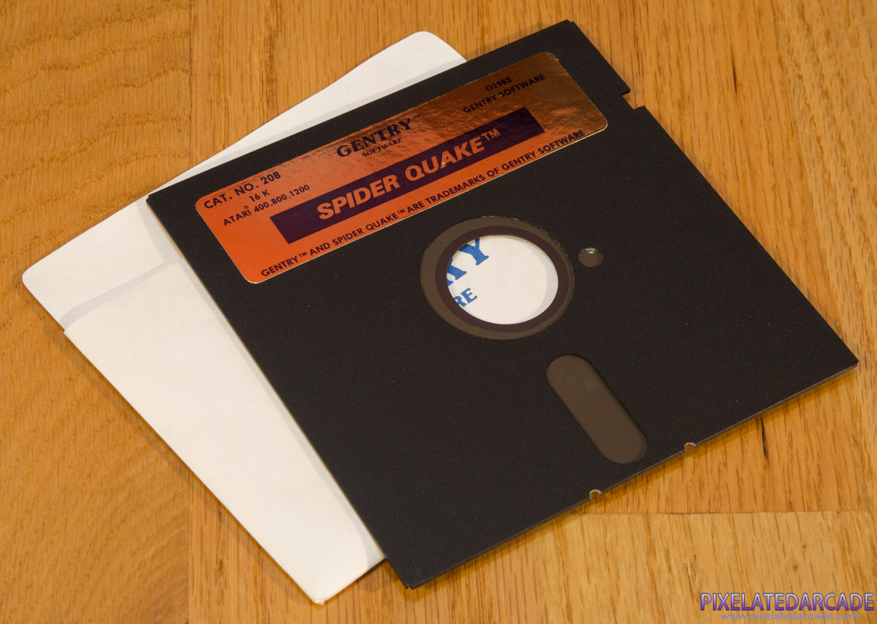 Spider Quake Cover Art: 5.25" disk Spider Quake Cover Art: 5.25" disk