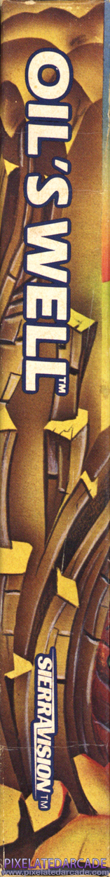 Oil's Well Cover Art: Left Spine Oil's Well Cover Art: Left Spine