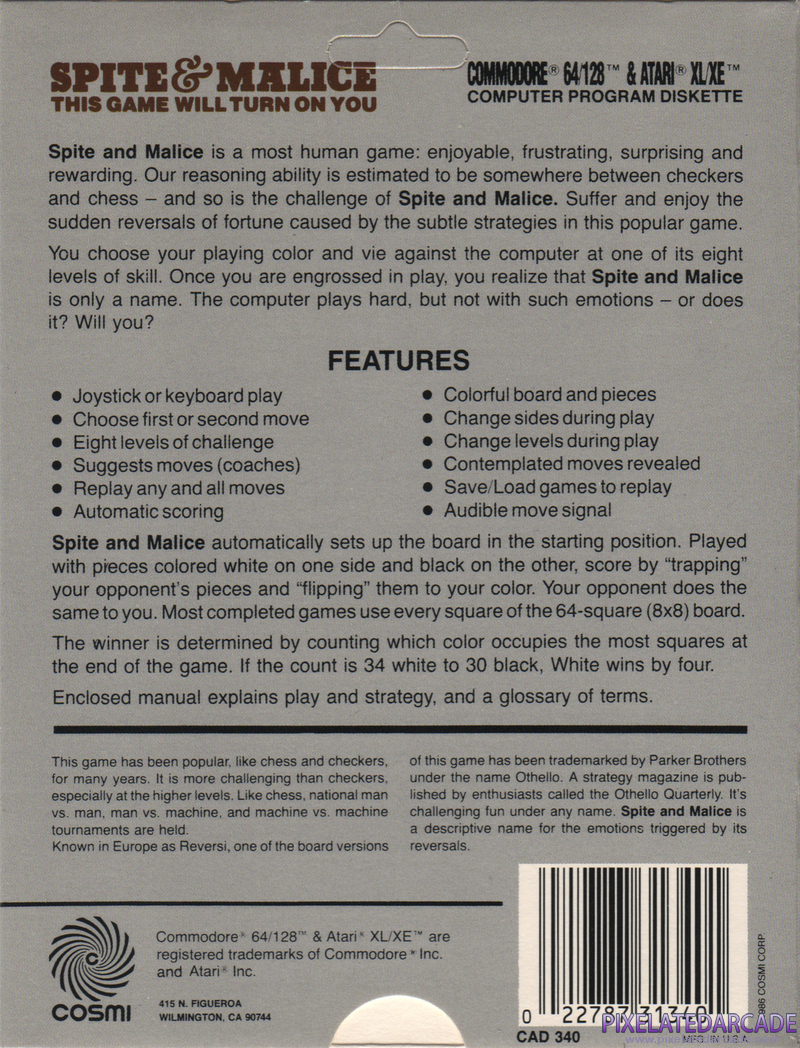 Spite & Malice Cover Art: Spite & Malice Cover Art: