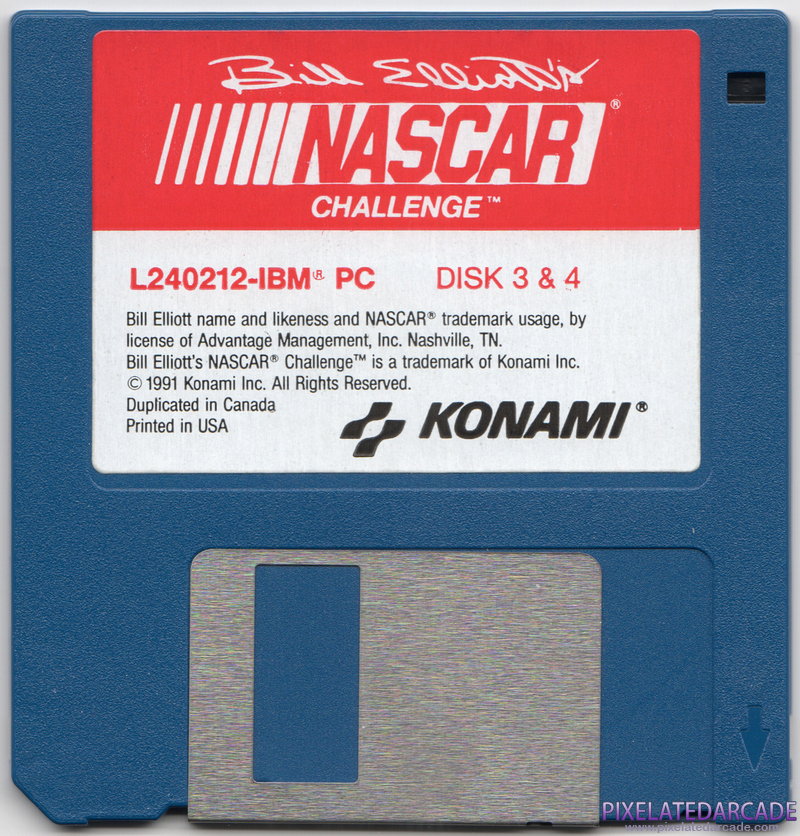 Bill Elliott's NASCAR Challenge Cover Art: Disk 2 of 2 - Front Bill Elliott's NASCAR Challenge Cover Art: Disk 2 of 2 - Front