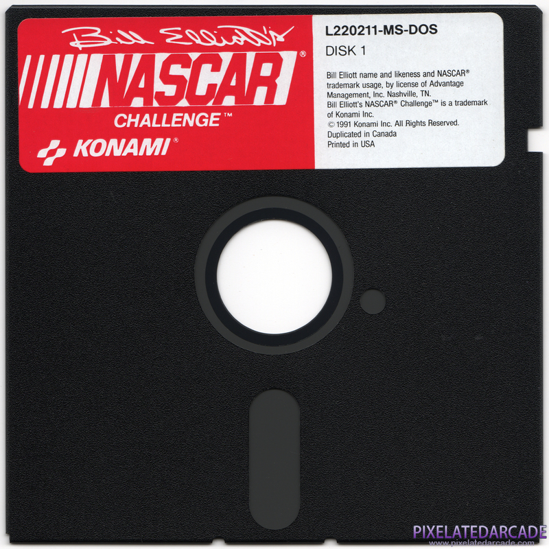 Bill Elliott's NASCAR Challenge Cover Art: Disk 1 of 4 - Front Bill Elliott's NASCAR Challenge Cover Art: Disk 1 of 4 - Front
