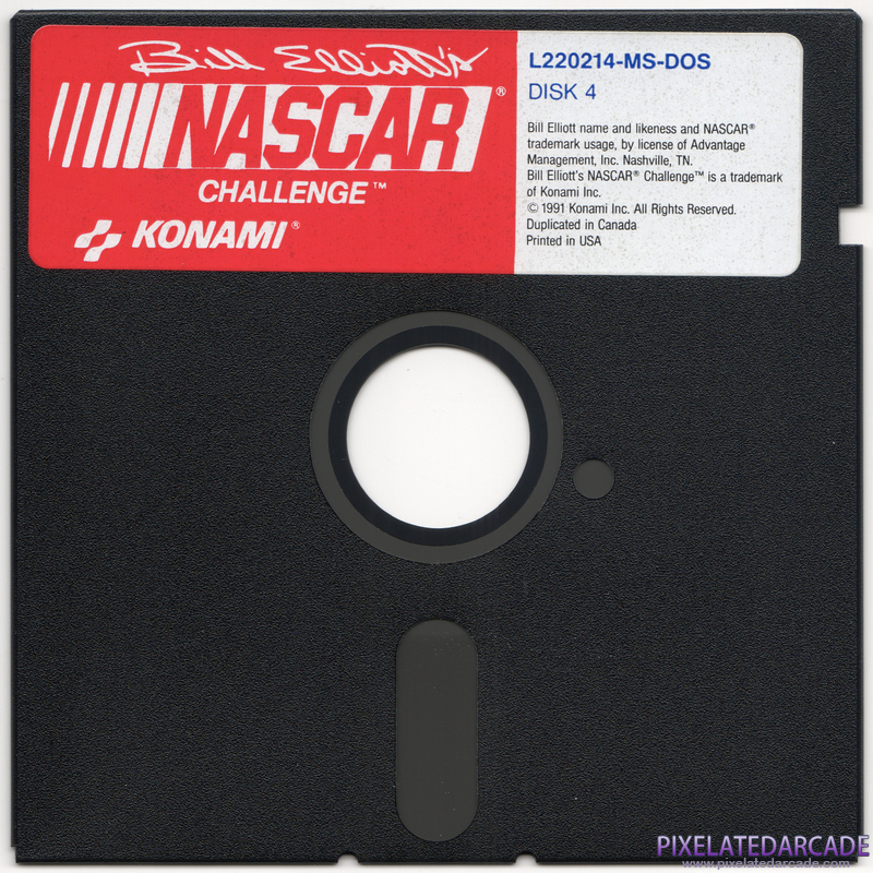 Bill Elliott's NASCAR Challenge Cover Art: Disk 4 of 4 - Front Bill Elliott's NASCAR Challenge Cover Art: Disk 4 of 4 - Front
