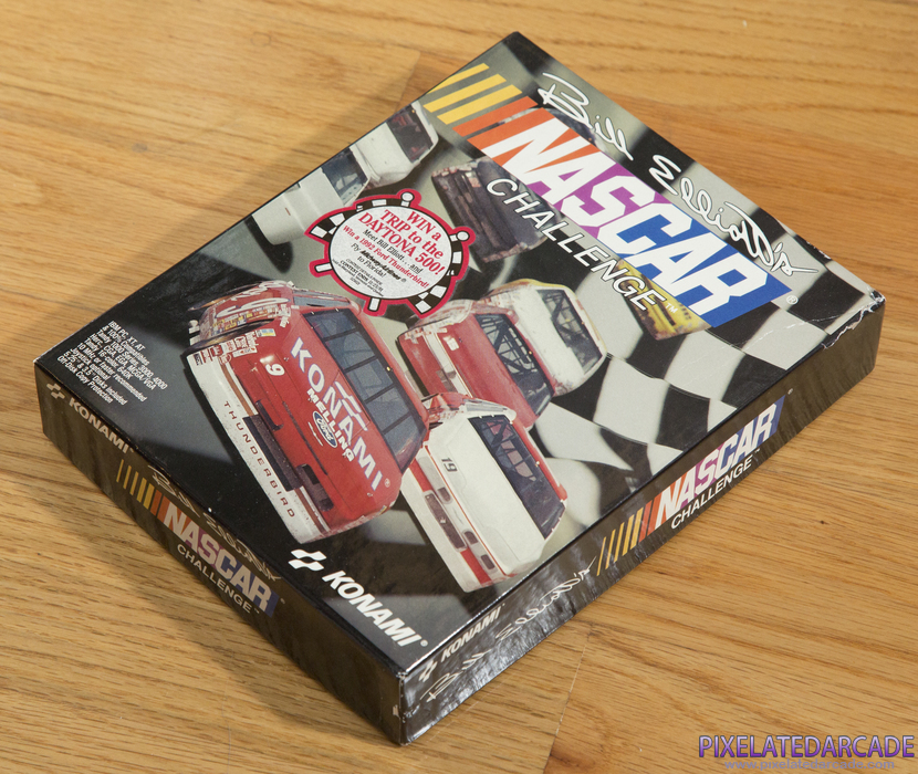 Bill Elliott's NASCAR Challenge Cover Art: Box Bill Elliott's NASCAR Challenge Cover Art: Box