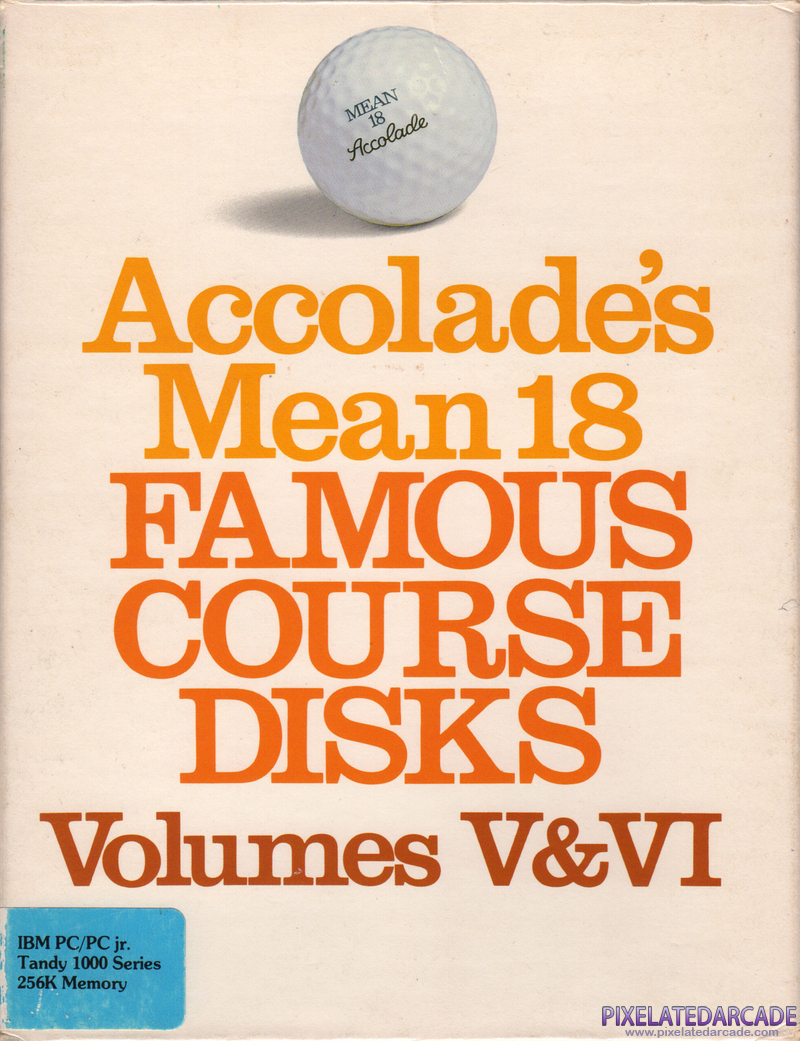 Mean 18 Famous Course Disks Volumes V & VI Cover Art: Mean 18 Famous Course Disks Volumes V & VI Cover Art: