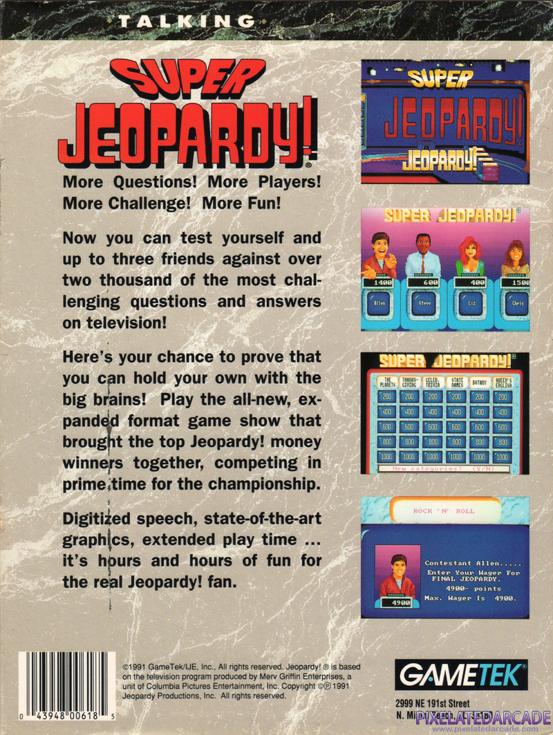 Super Jeopardy! Cover Art: Super Jeopardy! Cover Art: