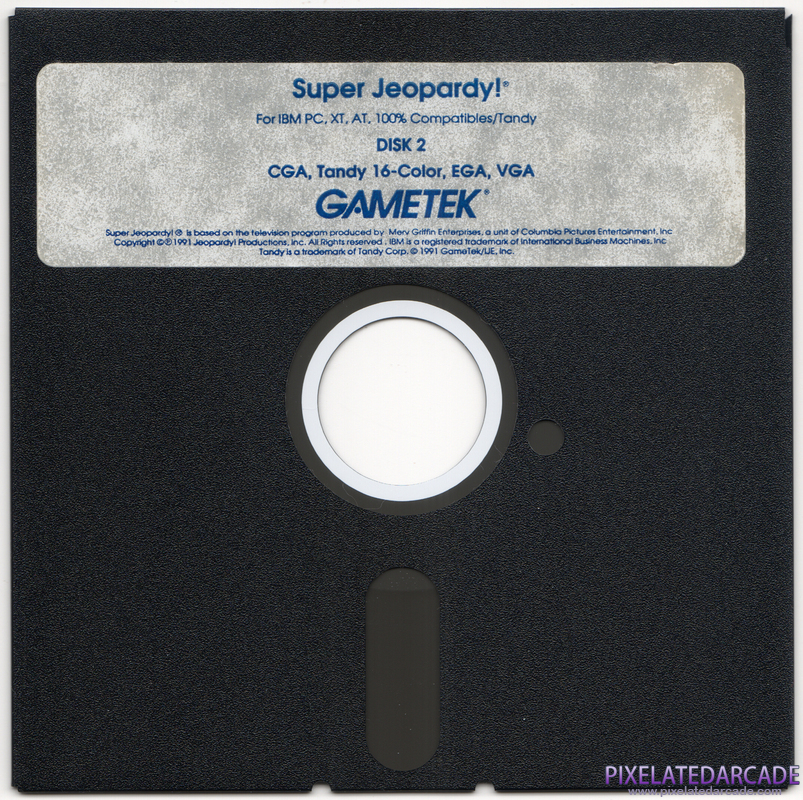 Super Jeopardy! Cover Art: Disk 2 of 2 - Front Super Jeopardy! Cover Art: Disk 2 of 2 - Front