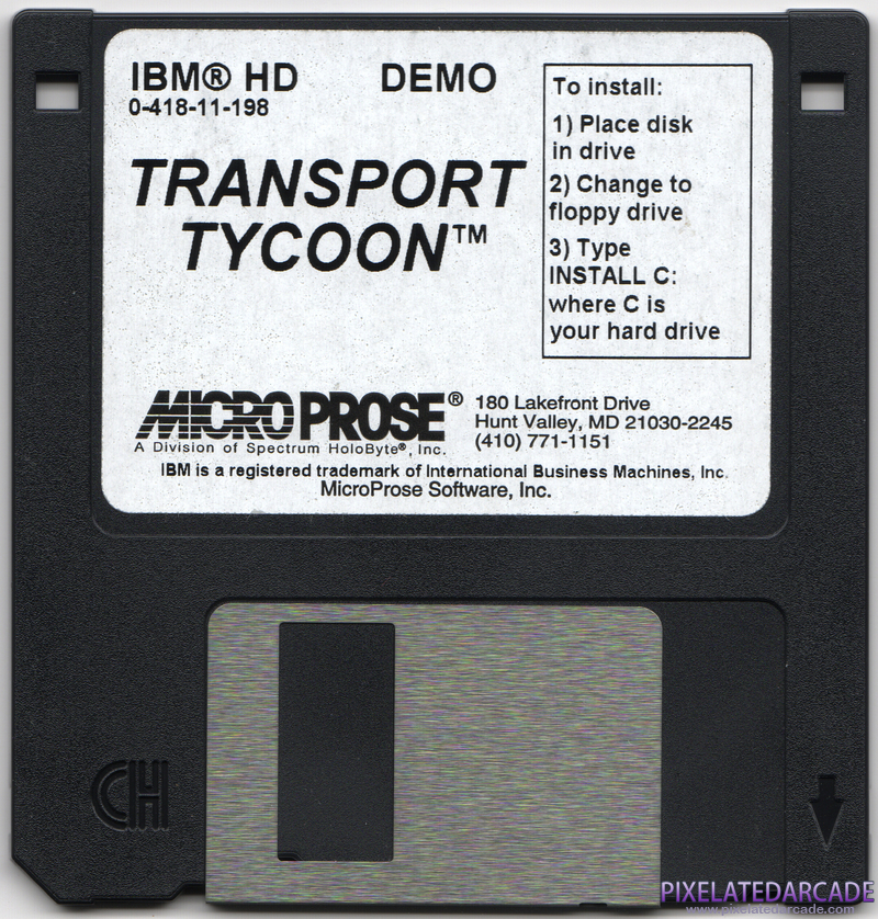 Operation Crusader Cover Art: Transport Tycoon demo disk Operation Crusader Cover Art: Transport Tycoon demo disk