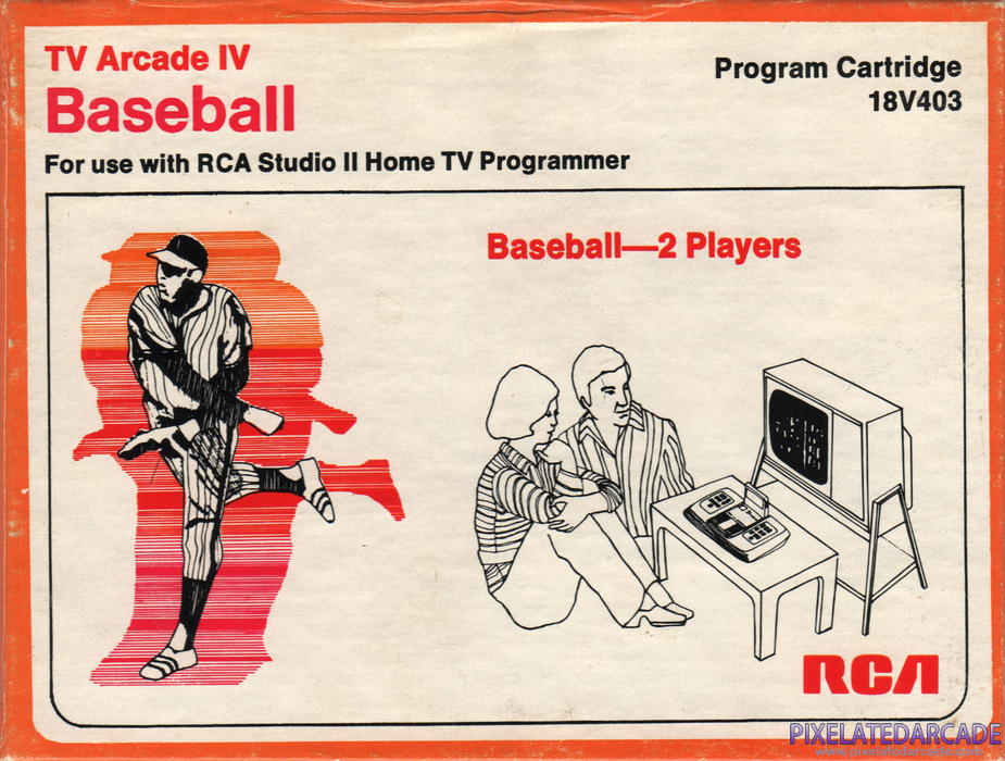 TV Arcade IV: Baseball Cover Art: TV Arcade IV: Baseball Cover Art: