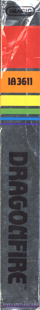 Dragonfire Cover Art: Left Spine